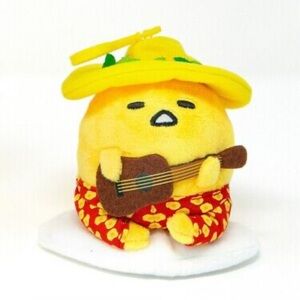 HELLO KITTY® & FRIENDS Gudetama® Plush 4" w/ Strap - Ukulele